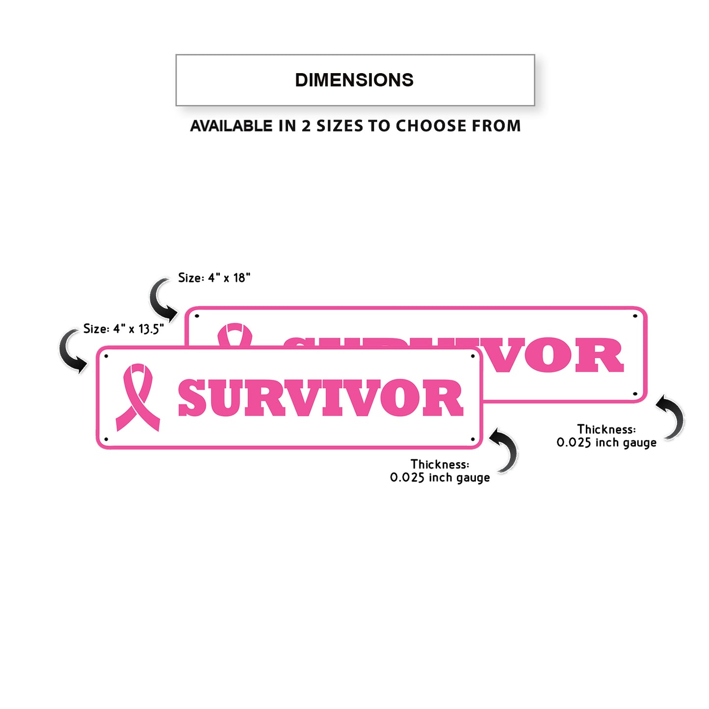 Survivor Aluminum Street Sign