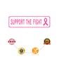 Support The Fight Aluminum Street Sign