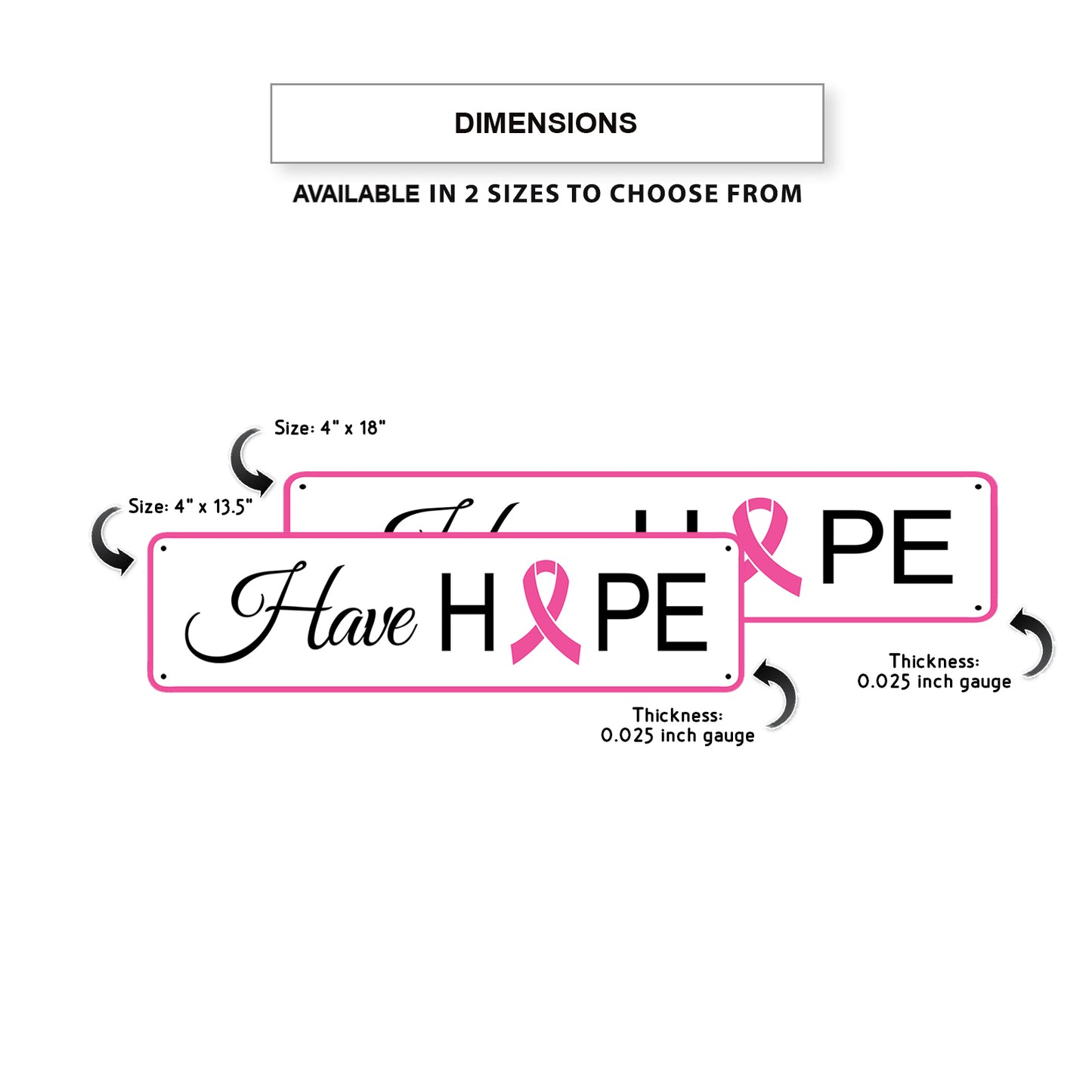 Have Hope Aluminum Street Sign