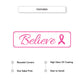 Believe Aluminum Street Sign