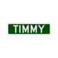 Timmy Aluminum Street Sign Green