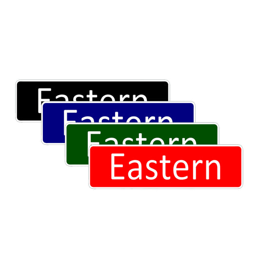 Eastern Aluminum Street Sign