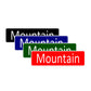 Mountain Aluminum Street Sign
