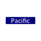 Pacific Aluminum Street Sign Blue