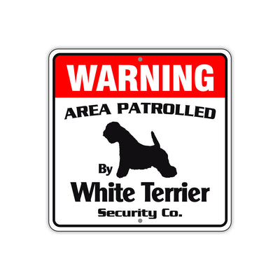 White Terrier Dog Breed Signs