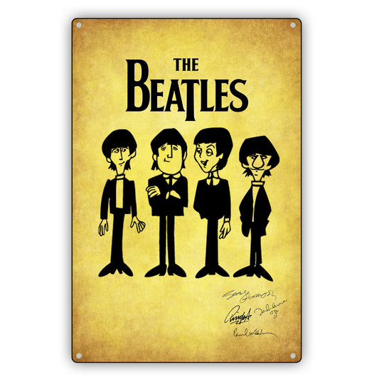 The B**tles Rock Band With Graphic Vintage Décor Sign