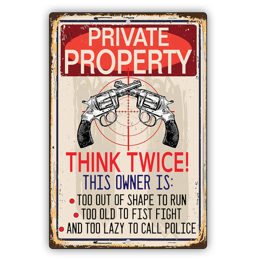 Private Property Sign