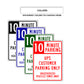 10 Minute Parking UPS Customer Parking Only Sign