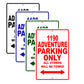 1190 adventure parking only all others will be towed Sign