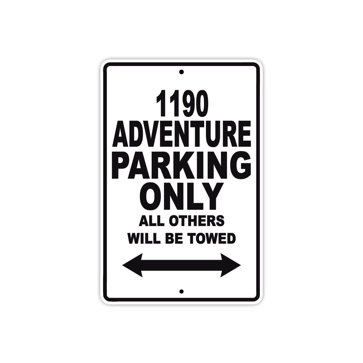 1190 adventure parking only all others will be towed