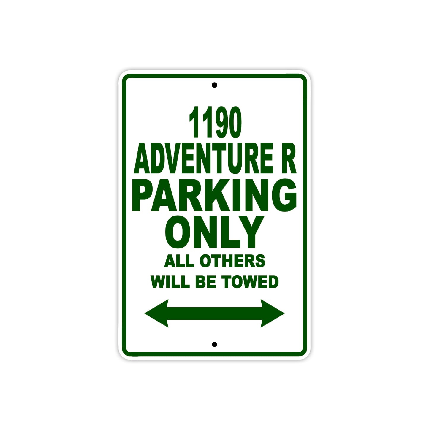 1190 adventure r parking only all others will be towed sign 