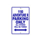1190 adventure r parking only all others will be towed 