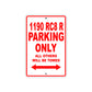 1190 RCB R Parking Only All Others Will Be Towed Signs