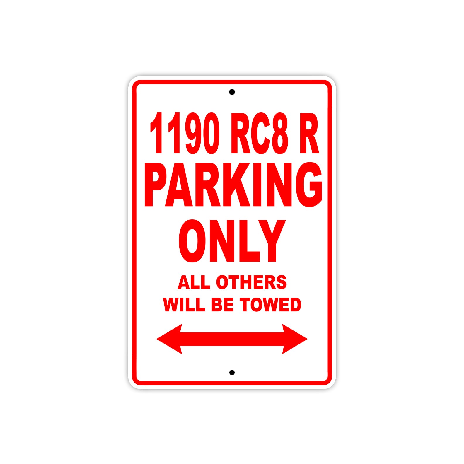 1190 RCB R Parking Only All Others Will Be Towed Signs