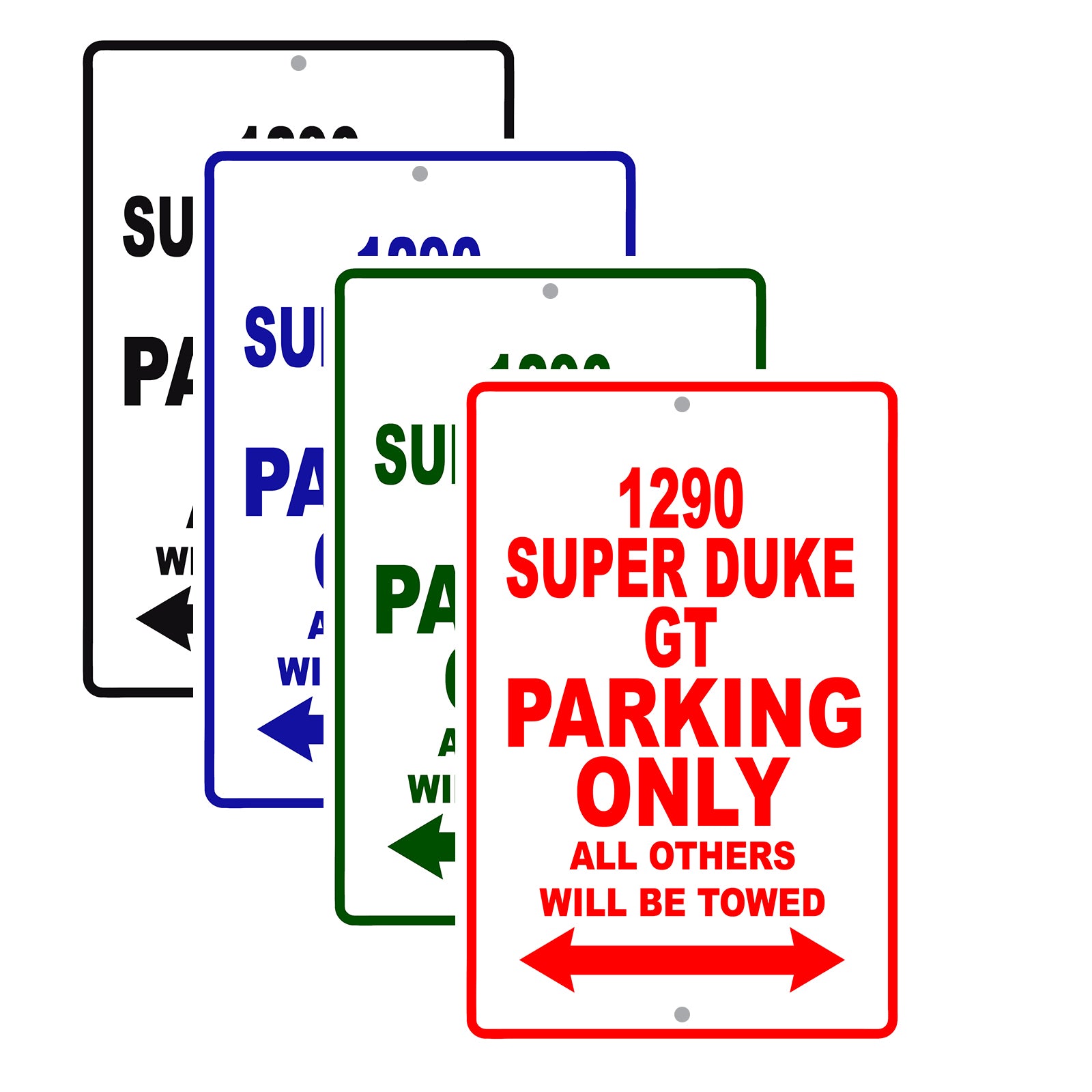 1290 Super Duke GT Parking Only All Others Will Be Towed Signs
