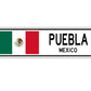 Puebla Mexico Country City Flag Aluminum Metal Sign