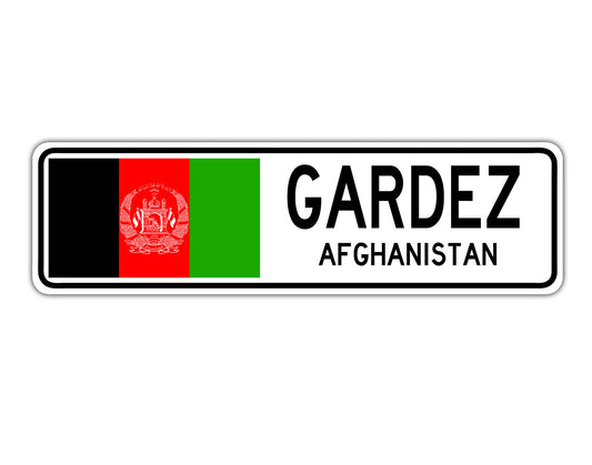 Gardez Afghanistan Country City Flag Aluminum Metal Sign