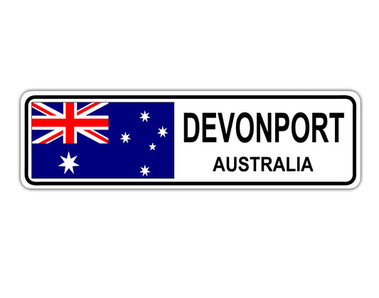 Devonport Australia Country City Flag Aluminum Metal Sign