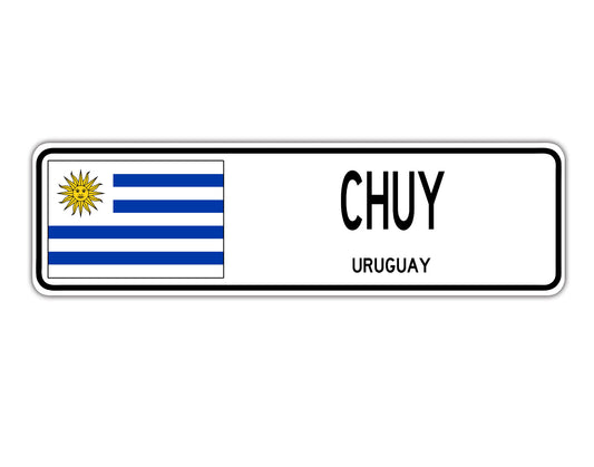 Chuy Uruguay Country City Flag Aluminum Metal Sign