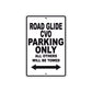 Road Glide CVO Parking Only All Others Will Be Towed Aluminum Metal Sign