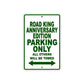 Road King Anniversary Edition Parking Only All Others Will Be Towed Aluminum Metal Sign