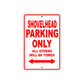 Shovelhead Bike Parking Only All Others Will Be Towed Aluminum Metal Sign