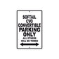 Softail CVO Convertible Bike Parking Only All Others Will Be Towed Aluminum Metal Sign