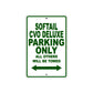 Softail CVO Deluxe Bike Parking Only All Others Will Be Towed Aluminum Metal Sign