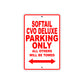 Softail CVO Deluxe Bike Parking Only All Others Will Be Towed Aluminum Metal Sign
