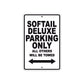 Softail Deluxe Bike Parking Only All Others Will Be Towed Aluminum Metal Sign