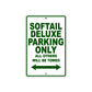 Softail Deluxe Bike Parking Only All Others Will Be Towed Aluminum Metal Sign