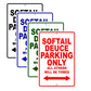 Softail Deuce Bike Parking Only All Others Will Be Towed Aluminum Metal Sign