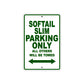 Softail Slim Bike Parking Only All Others Will Be Towed Aluminum Metal Sign