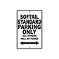 Softail Standard Bike Parking Only All Others Will Be Towed Aluminum Metal Sign