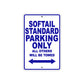 Softail Standard Bike Parking Only All Others Will Be Towed Aluminum Metal Sign