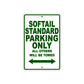 Softail Standard Bike Parking Only All Others Will Be Towed Aluminum Metal Sign