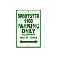 Sportster 1100 Bike Parking Only All Others Will Be Towed Aluminum Metal Sign