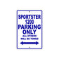 Sportster 1200 Bike Parking Only All Others Will Be Towed Aluminum Metal Sign