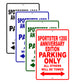 Sportster 1200 Anniversary Edition Bike Parking Only All Others Will Be Towed Aluminum Metal Sign