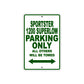 Sportster 1200 Superlow Bike Parking Only All Others Will Be Towed Aluminum Metal Sign