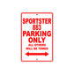 Sportster 883 Bike Parking Only All Others Will Be Towed Aluminum Metal Sign