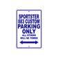 Sportster 883 Custom Bike Parking Only All Others Will Be Towed Aluminum Metal Sign