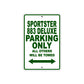 Sportster 883 Deluxe Bike Parking Only All Others Will Be Towed Aluminum Metal Sign