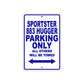 Sportster 883 Hugger Bike Parking Only All Others Will Be Towed Aluminum Metal Sign