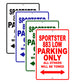Sportster 883 Low Bike Parking Only All Others Will Be Towed Aluminum Metal Sign