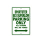 Sportster 883 Superlow Bike Parking Only All Others Will Be Towed Aluminum Metal Sign