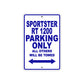 Sportster RT 1200 Bike Parking Only All Others Will Be Towed Aluminum Metal Sign