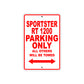 Sportster RT 1200 Bike Parking Only All Others Will Be Towed Aluminum Metal Sign