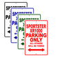 Sportster XR1000 Bike Parking Only All Others Will Be Towed Aluminum Metal Sign