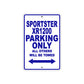 Sportster XR1200 Bike Parking Only All Others Will Be Towed Aluminum Metal Sign